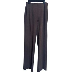 Banana Republic 2L Petite Womens Stretch Taupe/Brown Dress Pants Polyester